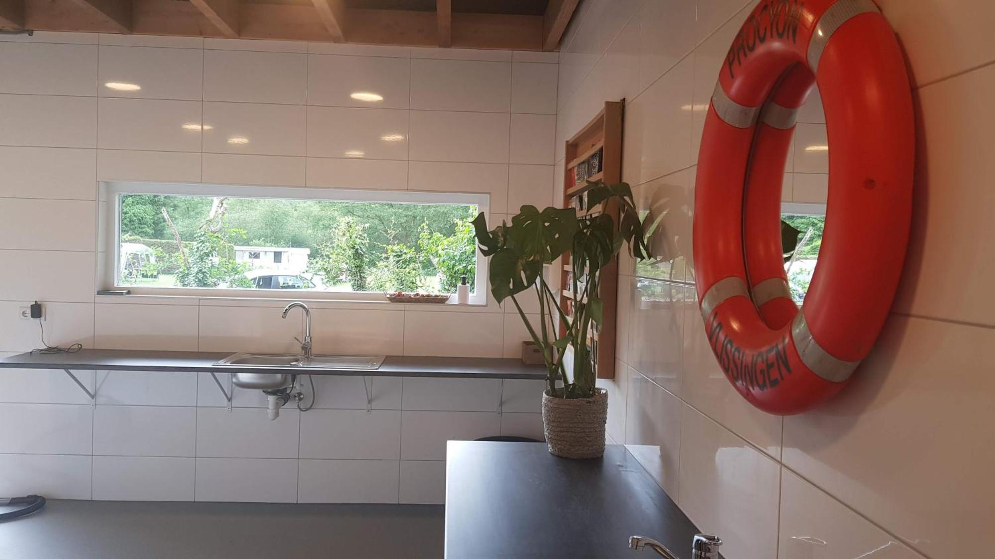 Basic Ingerichte Vouwwagen Op Camping Westenenk, Wijster Esterno foto
